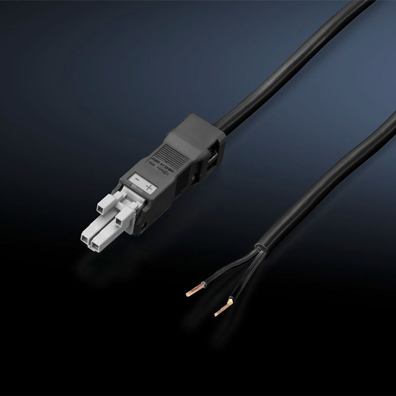 SZ 2500410 连接线缆，用于供电，2极，24 V DC 交流, 长度: 3000 mm