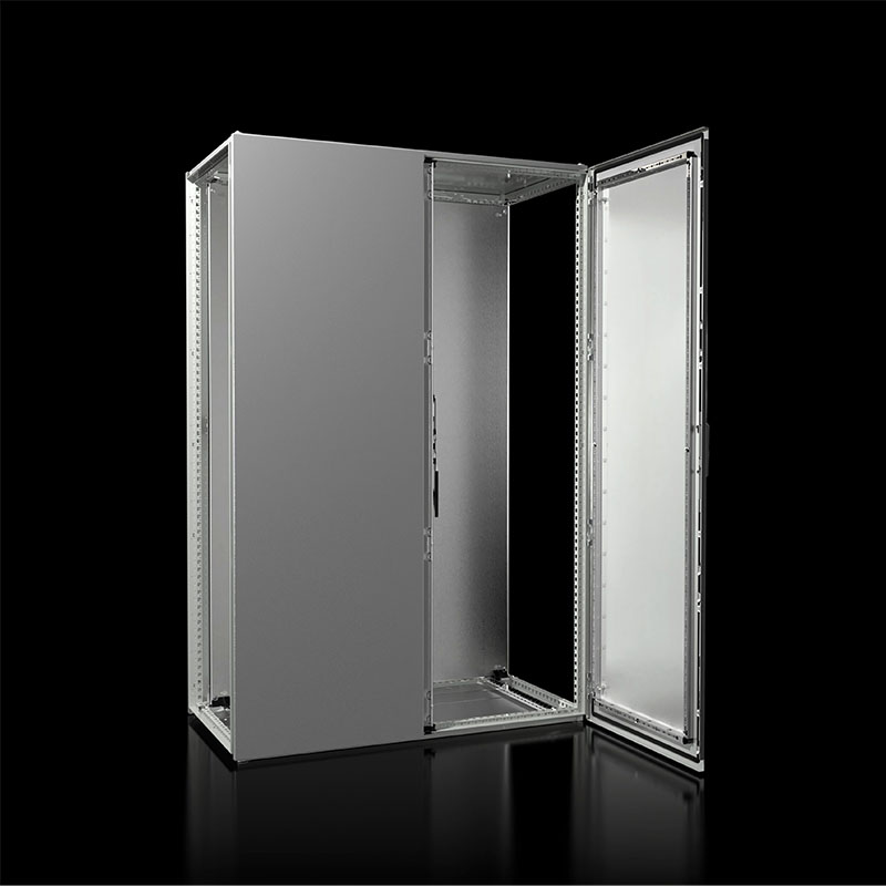 VX 8286000 并柜系统，宽高深：1200x1800x600 mm，钢板，带安装板，前双门