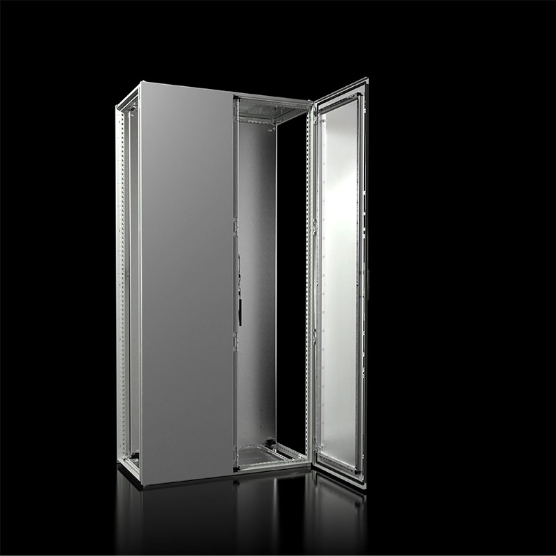 VX 8005000  并柜系统，宽高深：1000x2000x500 mm，钢板，带安装板，前双门