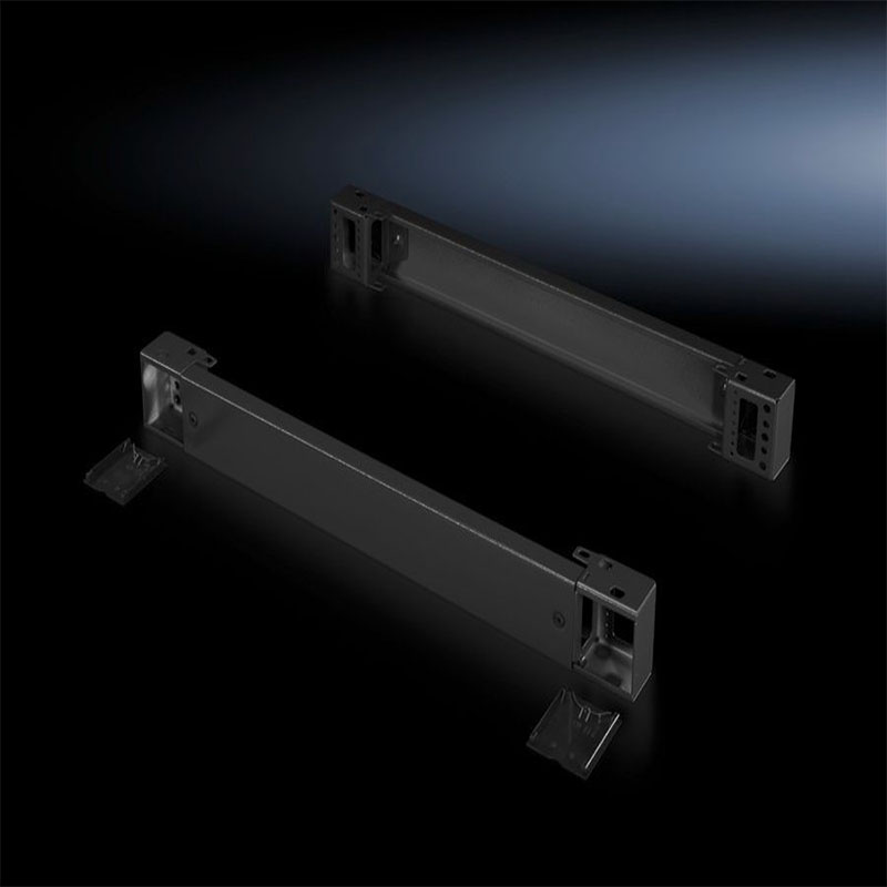TS 8601000  后部底座组件，高度100 mm，用于机柜宽度：1000 mm，RAL 7022，钢板