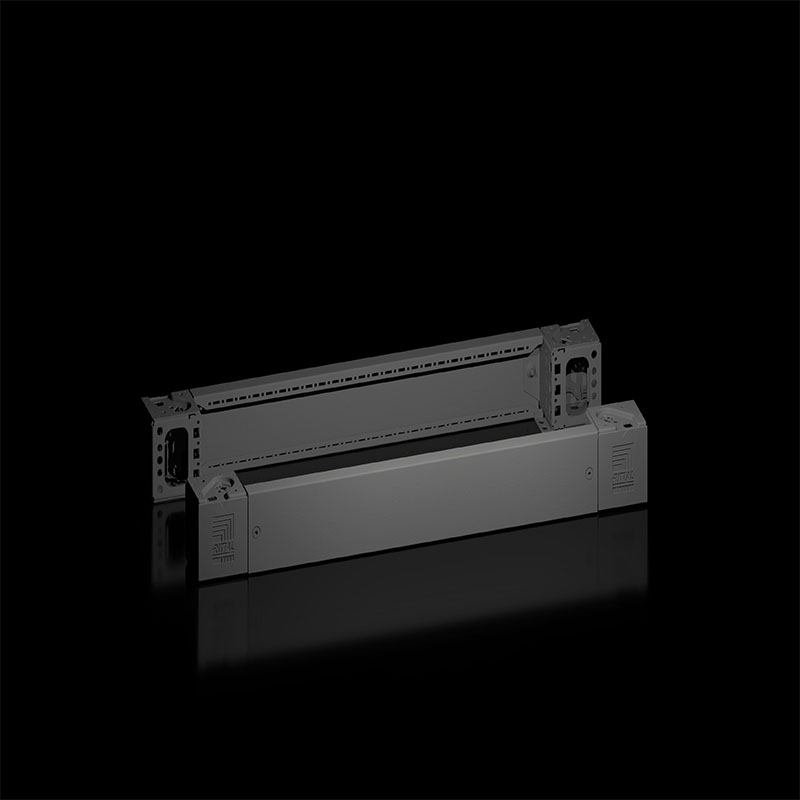 VX 8660004 底座角连接件，配备底座护板，前部和后部，高：100 mm，适用的宽度：850 mm，钢板