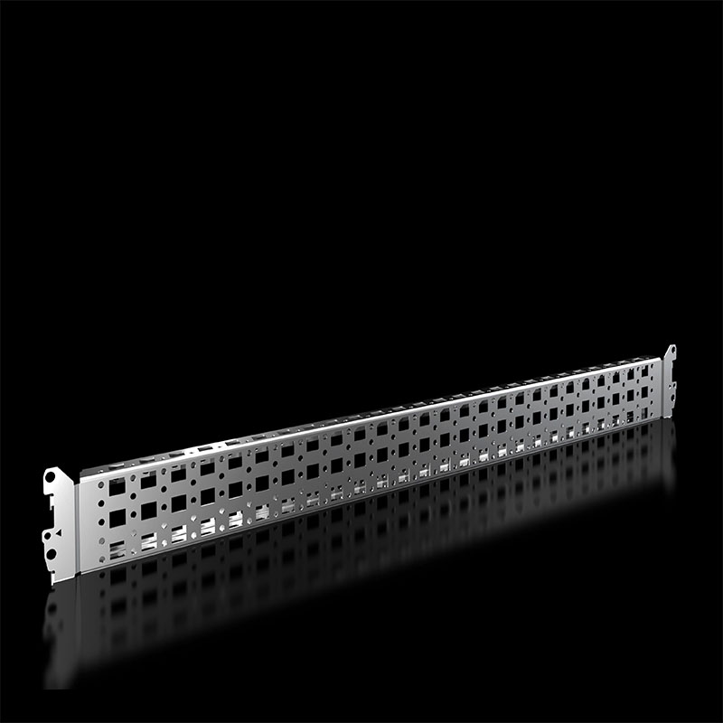 VX 8617140 带法兰冲孔轨 23 x 64 mm,用于内部安装平面，用于机柜宽/高/深：800 mm