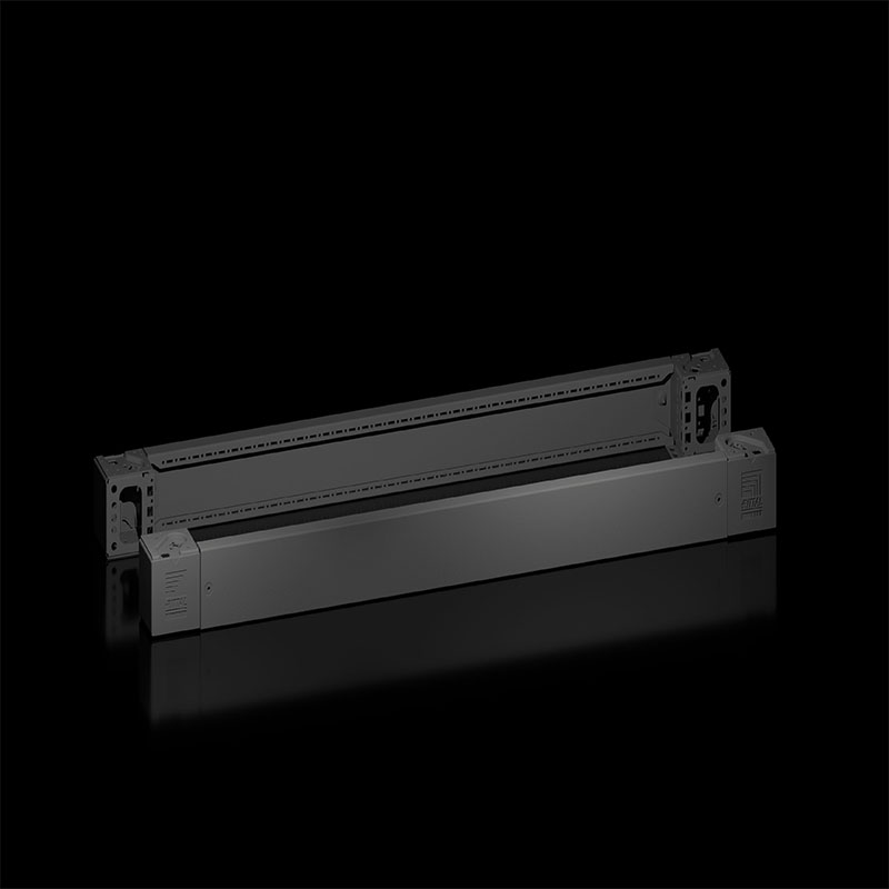 VX 8660007 底座角连接件，配备底座护板，前部和后部，高：100 mm，适用的宽度：1200 mm，钢板