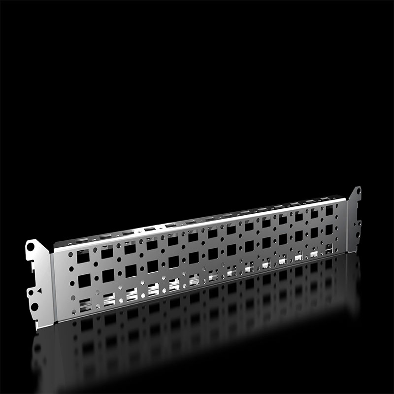 VX 8617120 带法兰冲孔轨 23 x 64 mm,用于内部安装平面，用于机柜宽/高/深：500 mm